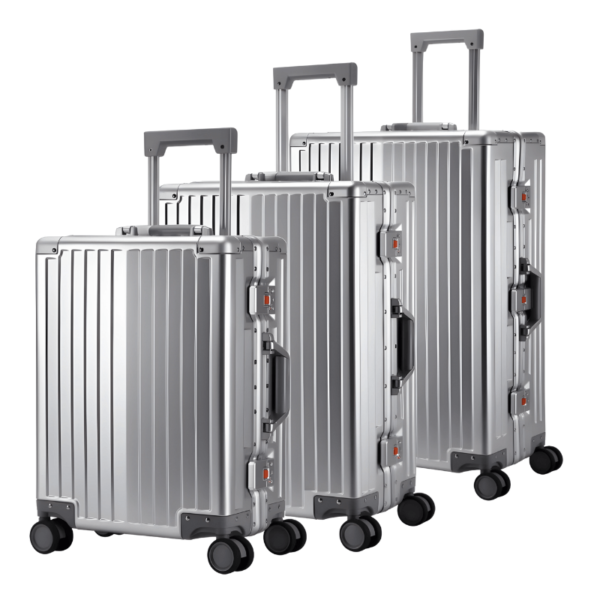 GlidePro – Aluminium bagageset 3 formaten met TSA-slot